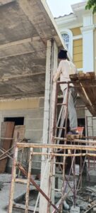 jasa kontraktor rumah cluster amalfi cor kanopi