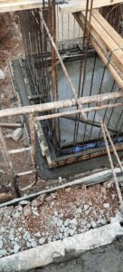 jasa kontraktor rumah cluster amalfi pondasi