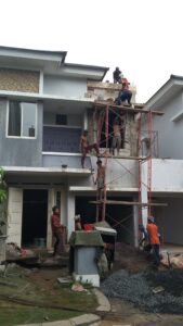 jasa renovasi rumah cluster Ruby proses pengecoran