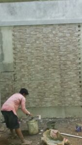 jasa renovasi rumah cluster Ruby tukang aduk semen