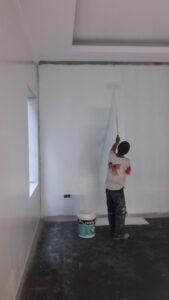 jasa renovasi rumah cluster Ruby tukang cat