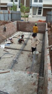jasa renovasi rumah cluster greenwich cor lantai