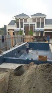 jasa renovasi rumah cluster greenwich kolam renang