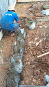 jasa renovasi rumah cluster greenwich pasang pondasi gali