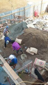 jasa renovasi rumah cluster greenwich proses cor