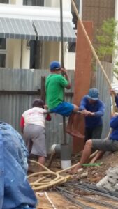 jasa renovasi rumah cluster greenwich proses gali